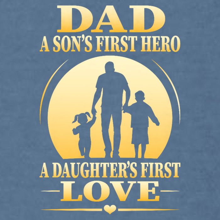 Dad A SonS First Hero A DaughterS First Love Garment-Dyed Sweatshirt
