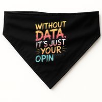 Data Analyst Statistic Statistician Funny Data Engineer Nerd USA-Made Doggie Bandana