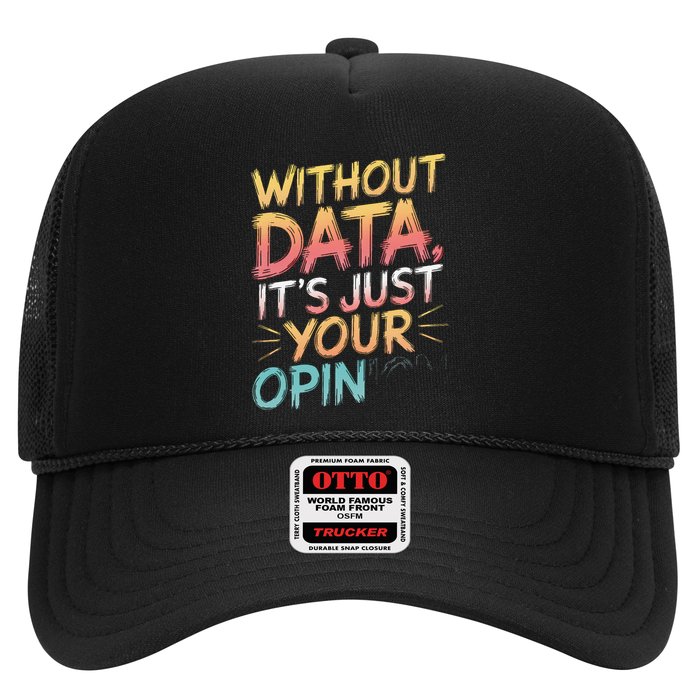 Data Analyst Statistic Statistician Funny Data Engineer Nerd Trucker Hat