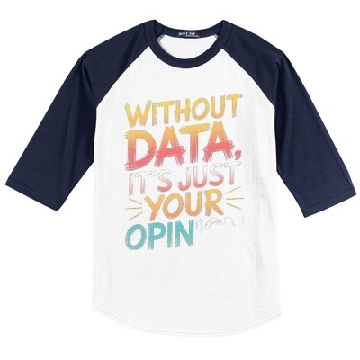 Data Analyst Statistic Statistician Funny Data Engineer Nerd Baseball Sleeve Shirt