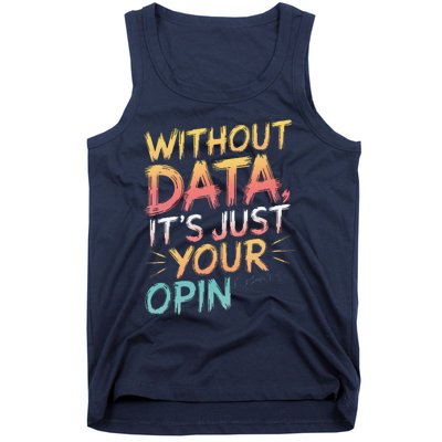 Data Analyst Statistic Statistician Funny Data Engineer Nerd Tank Top