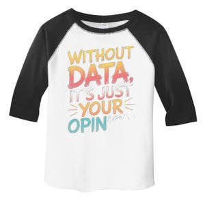 Data Analyst Statistic Statistician Funny Data Engineer Nerd Toddler Fine Jersey T-Shirt