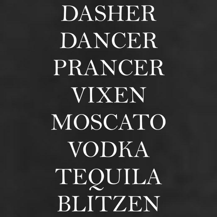 Dasher Dancer Prancer Vixen Moscato Vodka Tequila Blitzen Christmas Cool Comfort Performance Bucket Hat