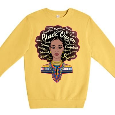 Dashiki Black Queen Premium Crewneck Sweatshirt