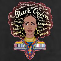 Dashiki Black Queen Cool Comfort Performance Bucket Hat