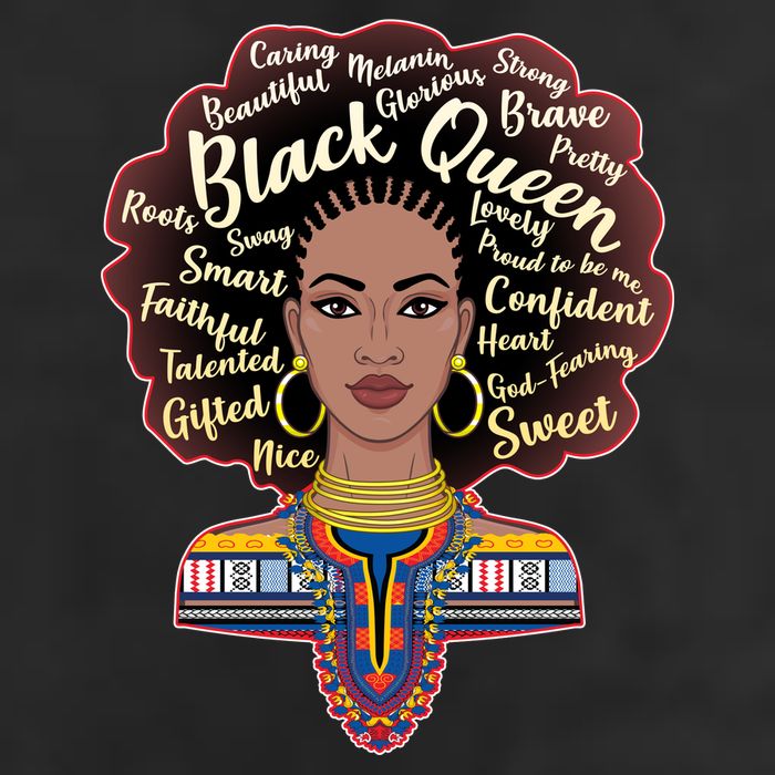 Dashiki Black Queen Cool Comfort Performance Bucket Hat