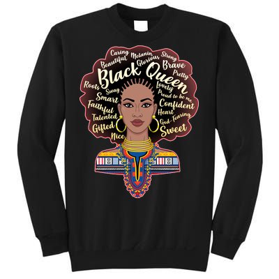 Dashiki Black Queen Sweatshirt