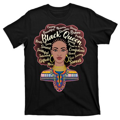 Dashiki Black Queen T-Shirt