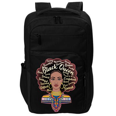 Dashiki Black Queen Impact Tech Backpack