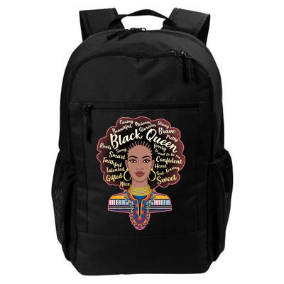 Dashiki Black Queen Daily Commute Backpack