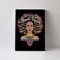 Dashiki Black Queen Canvas