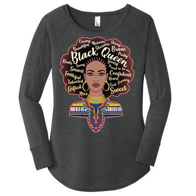 Dashiki Black Queen Women's Perfect Tri Tunic Long Sleeve Shirt