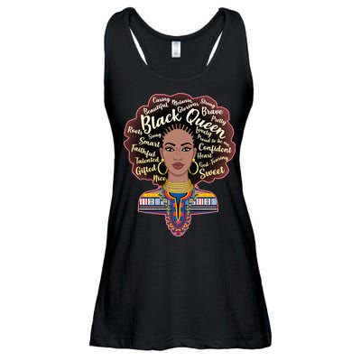 Dashiki Black Queen Ladies Essential Flowy Tank