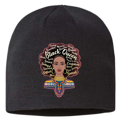 Dashiki Black Queen Sustainable Beanie