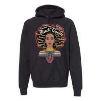 Dashiki Black Queen Premium Hoodie