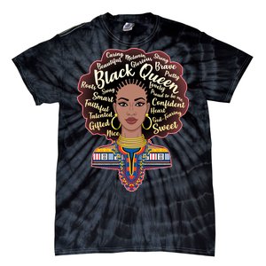 Dashiki Black Queen Tie-Dye T-Shirt