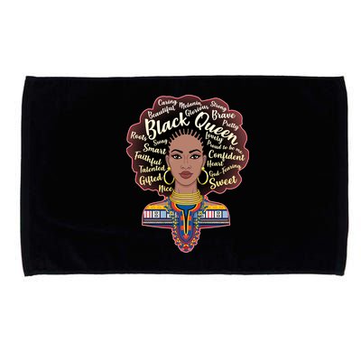 Dashiki Black Queen Microfiber Hand Towel