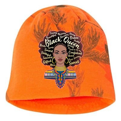 Dashiki Black Queen Kati - Camo Knit Beanie