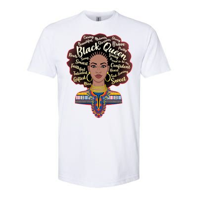 Dashiki Black Queen Softstyle CVC T-Shirt