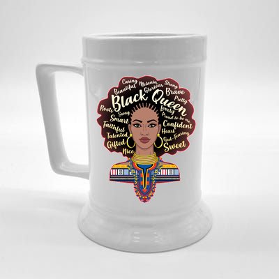 Dashiki Black Queen Beer Stein