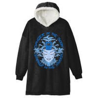 Danger At The Door Strangr In The Mirror Hooded Wearable Blanket
