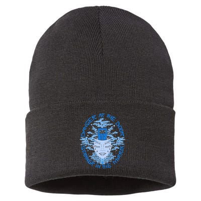 Danger At The Door Strangr In The Mirror Sustainable Knit Beanie