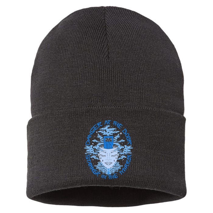 Danger At The Door Strangr In The Mirror Sustainable Knit Beanie
