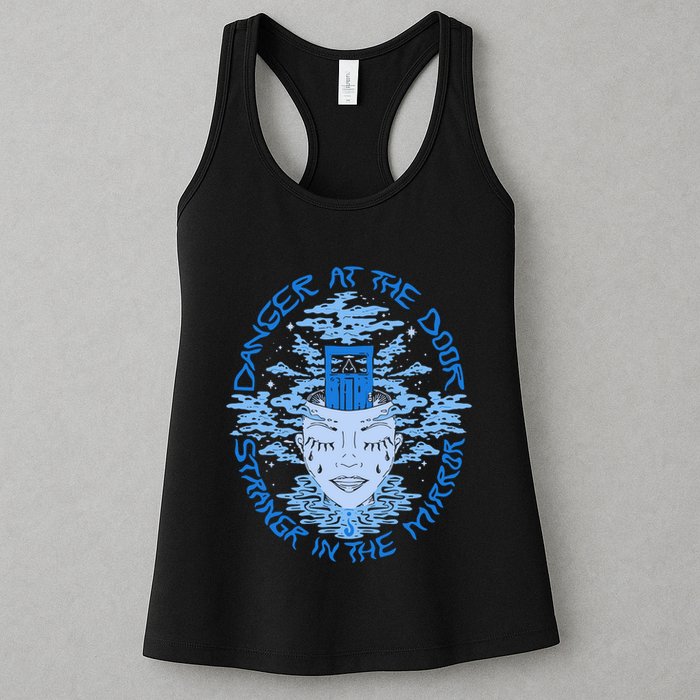 Danger At The Door Strangr In The Mirror Womens Tank Top