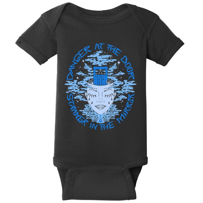 Danger At The Door Strangr In The Mirror Baby Bodysuit