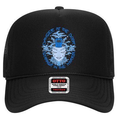 Danger At The Door Strangr In The Mirror Trucker Hat