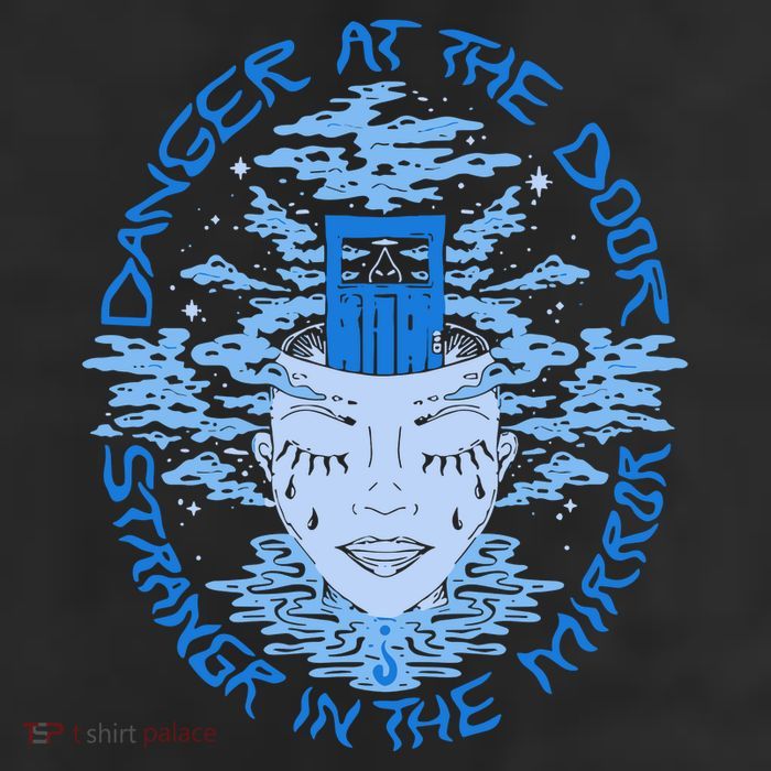 Danger At The Door Strangr In The Mirror Trucker Hat