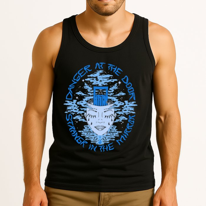 Danger At The Door Strangr In The Mirror Tank Top