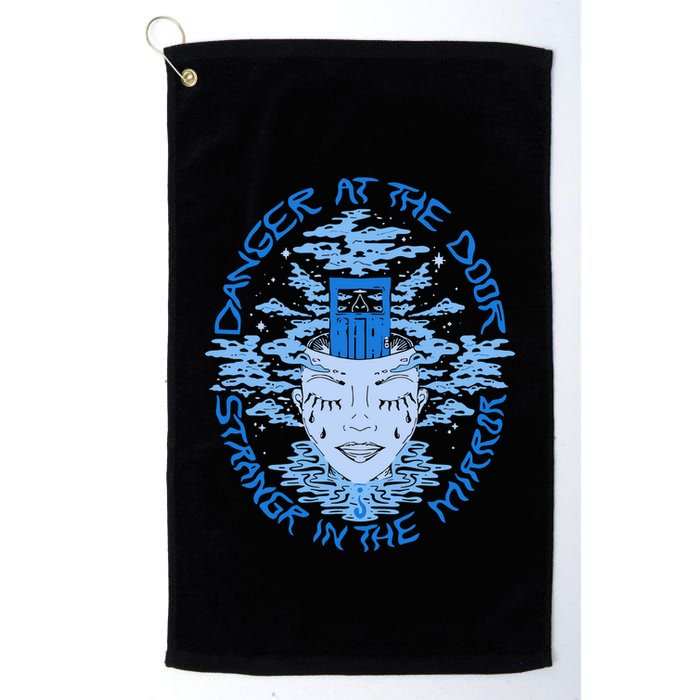 Danger At The Door Strangr In The Mirror Golf Towel