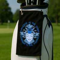 Danger At The Door Strangr In The Mirror Golf Towel