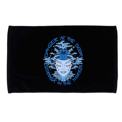 Danger At The Door Strangr In The Mirror Microfiber Hand Towel