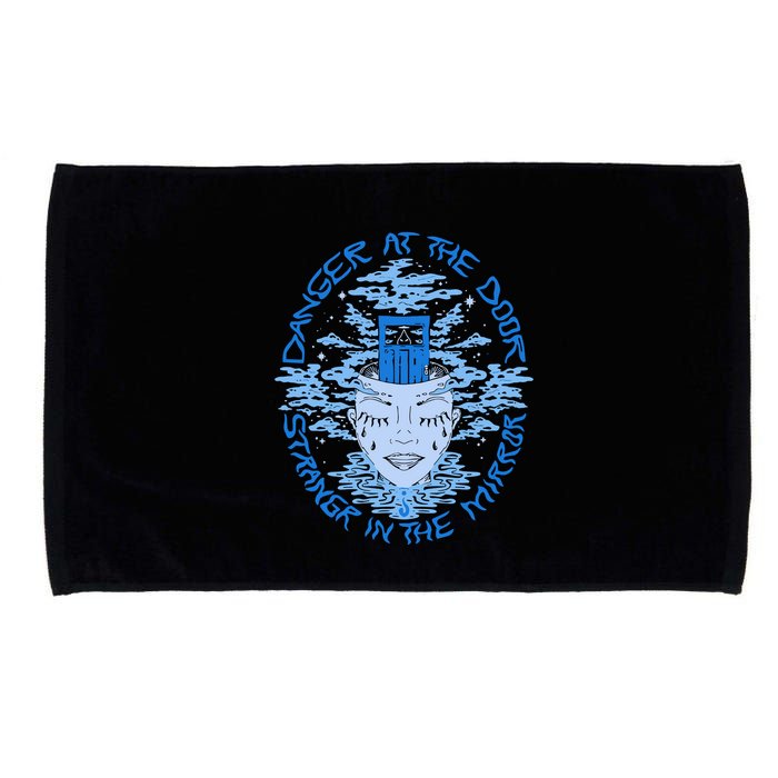 Danger At The Door Strangr In The Mirror Microfiber Hand Towel