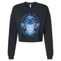 Danger At The Door Strangr In The Mirror Cropped Pullover Crew