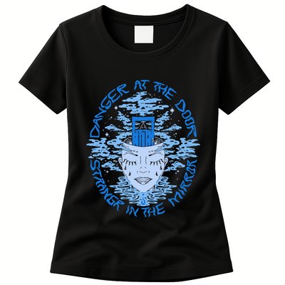 Danger At The Door Strangr In The Mirror Womens T-Shirt