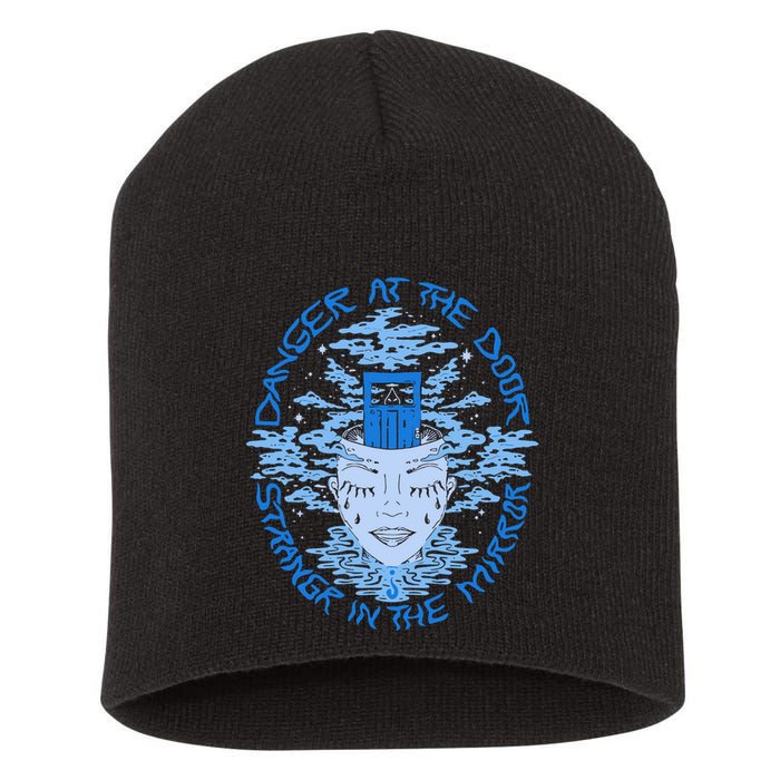 Danger At The Door Strangr In The Mirror Short Acrylic Beanie