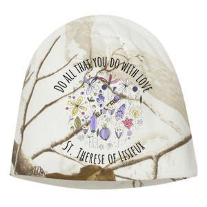 Do All That You Do With Love St Therese Of Lisieux Kati - Camo Knit Beanie