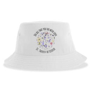 Do All That You Do With Love St Therese Of Lisieux Sustainable Bucket Hat