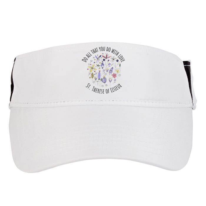 Do All That You Do With Love St Therese Of Lisieux Adult Drive Performance Visor