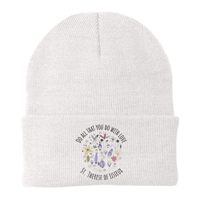 Do All That You Do With Love St Therese Of Lisieux Knit Cap Winter Beanie