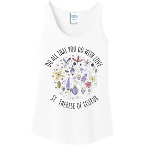 Do All That You Do With Love St Therese Of Lisieux Ladies Essential Tank