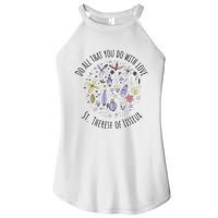 Do All That You Do With Love St Therese Of Lisieux Women's Perfect Tri Rocker Tank