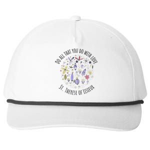 Do All That You Do With Love St Therese Of Lisieux Snapback Five-Panel Rope Hat