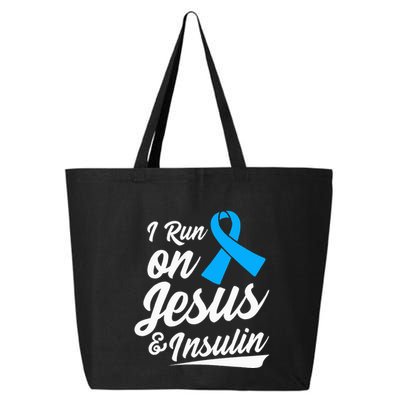 Diabetes Awareness Type 1 2 Diabetic T1d T2d 25L Jumbo Tote