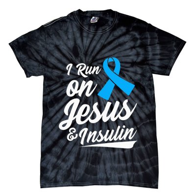 Diabetes Awareness Type 1 2 Diabetic T1d T2d Tie-Dye T-Shirt