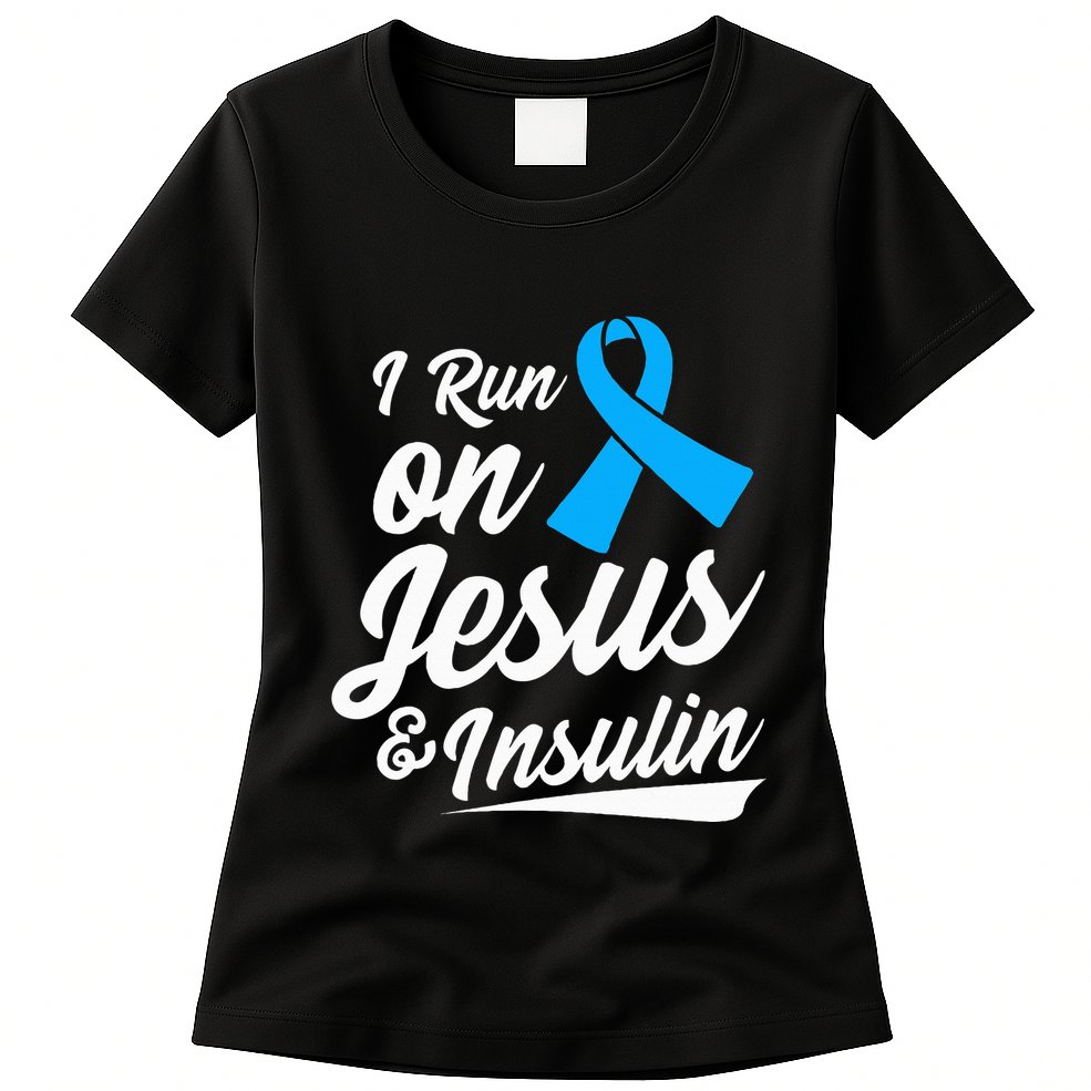 Diabetes Awareness Type 1 2 Diabetic T1d T2d Womens T-Shirt