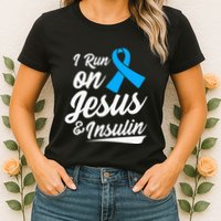 Diabetes Awareness Type 1 2 Diabetic T1d T2d Womens T-Shirt
